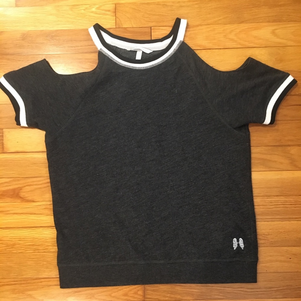 Cold shoulder sweater